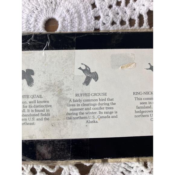 Vintage Barlow Game Bird Coasters: 1980s Wood Coaster Set - Picture 10 of 10